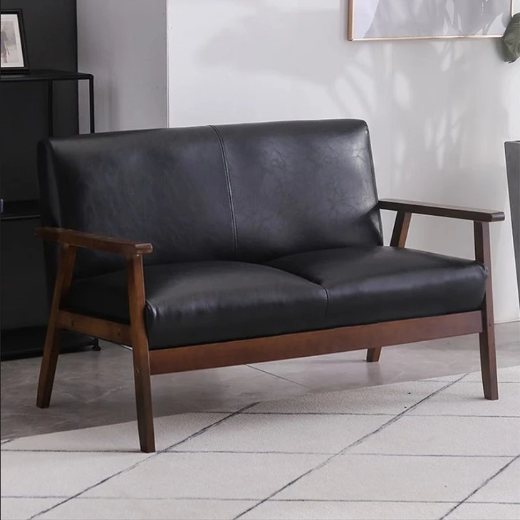 Leather Sofa With Solid Wood Frame Leather Sofa With Solid Wood Frame