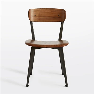 Silla de comedor turca de cuero de microfibra